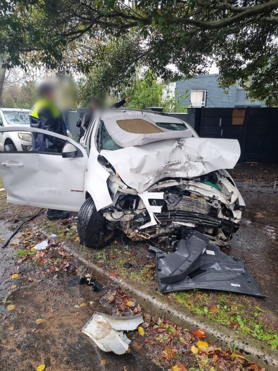 Driver critically injured after car crashes into a tree.